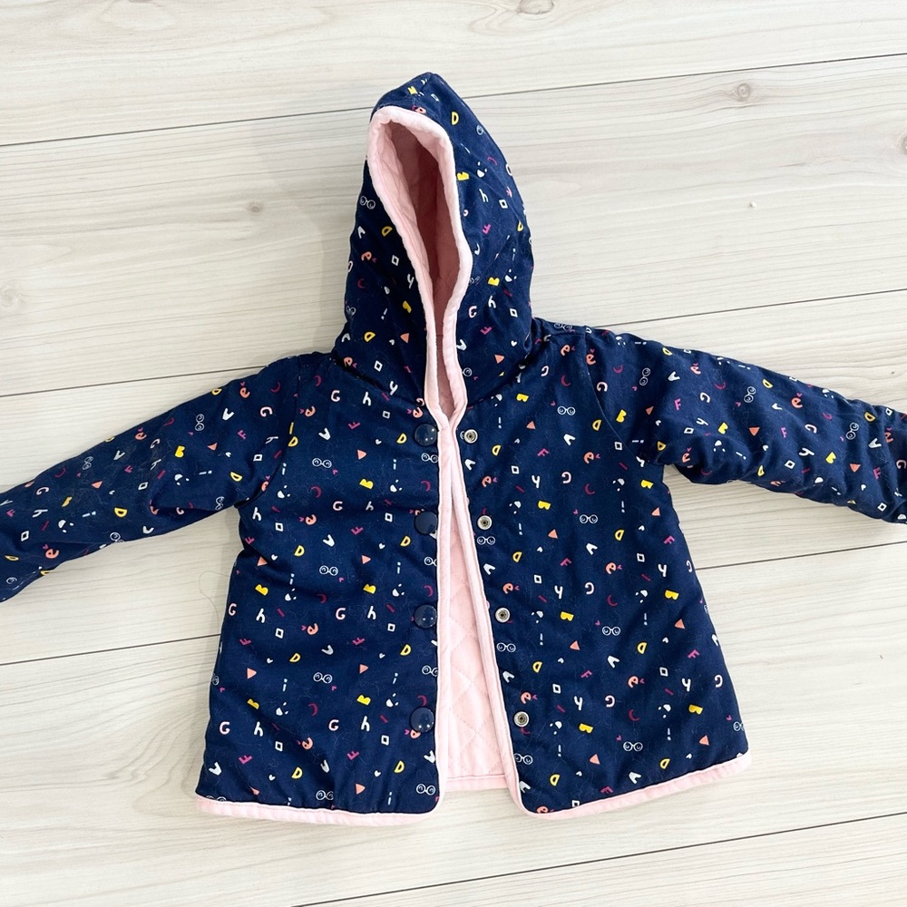 First impressions alphabet jacket 12m